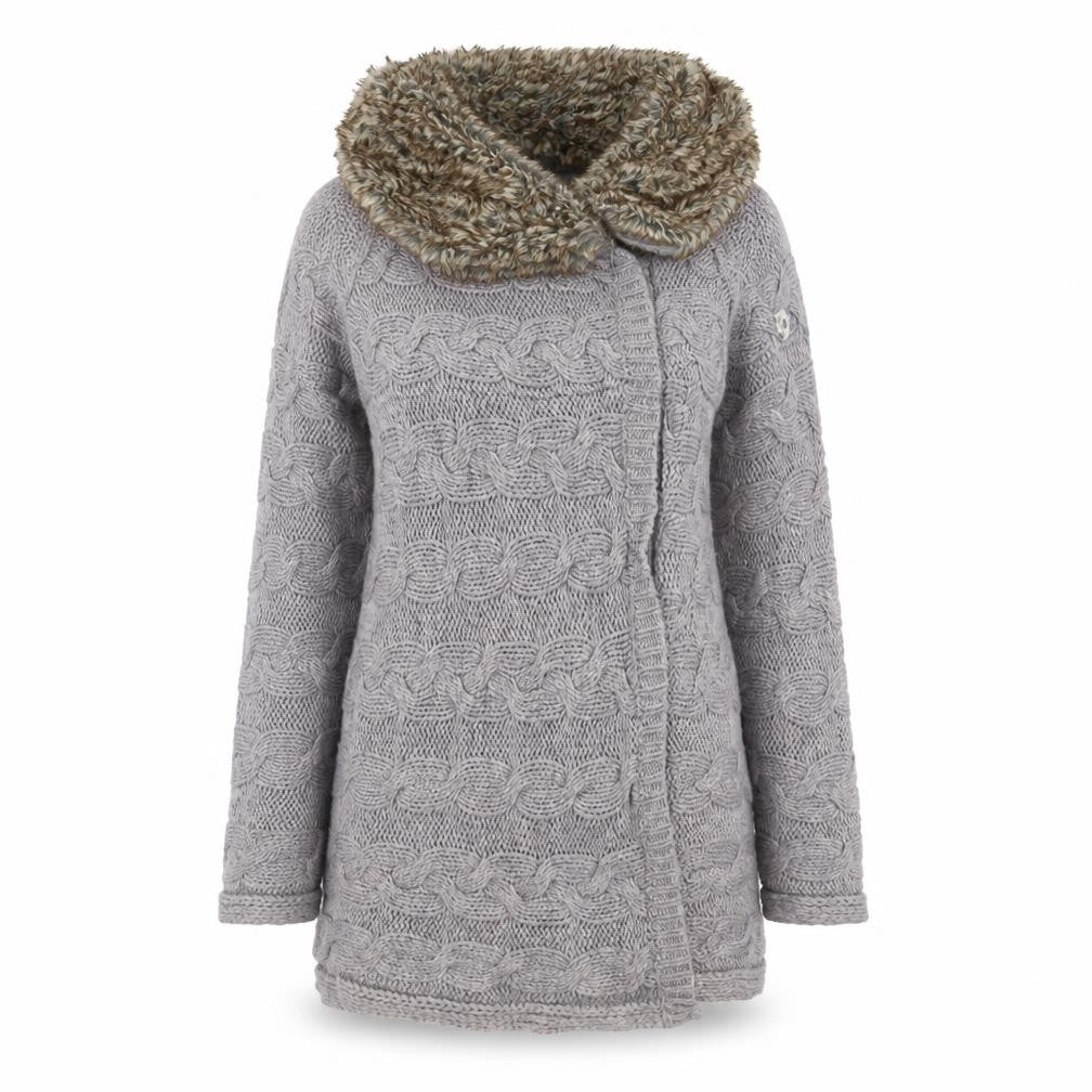 Zara Womens Grey  Knit Jacket  Size S