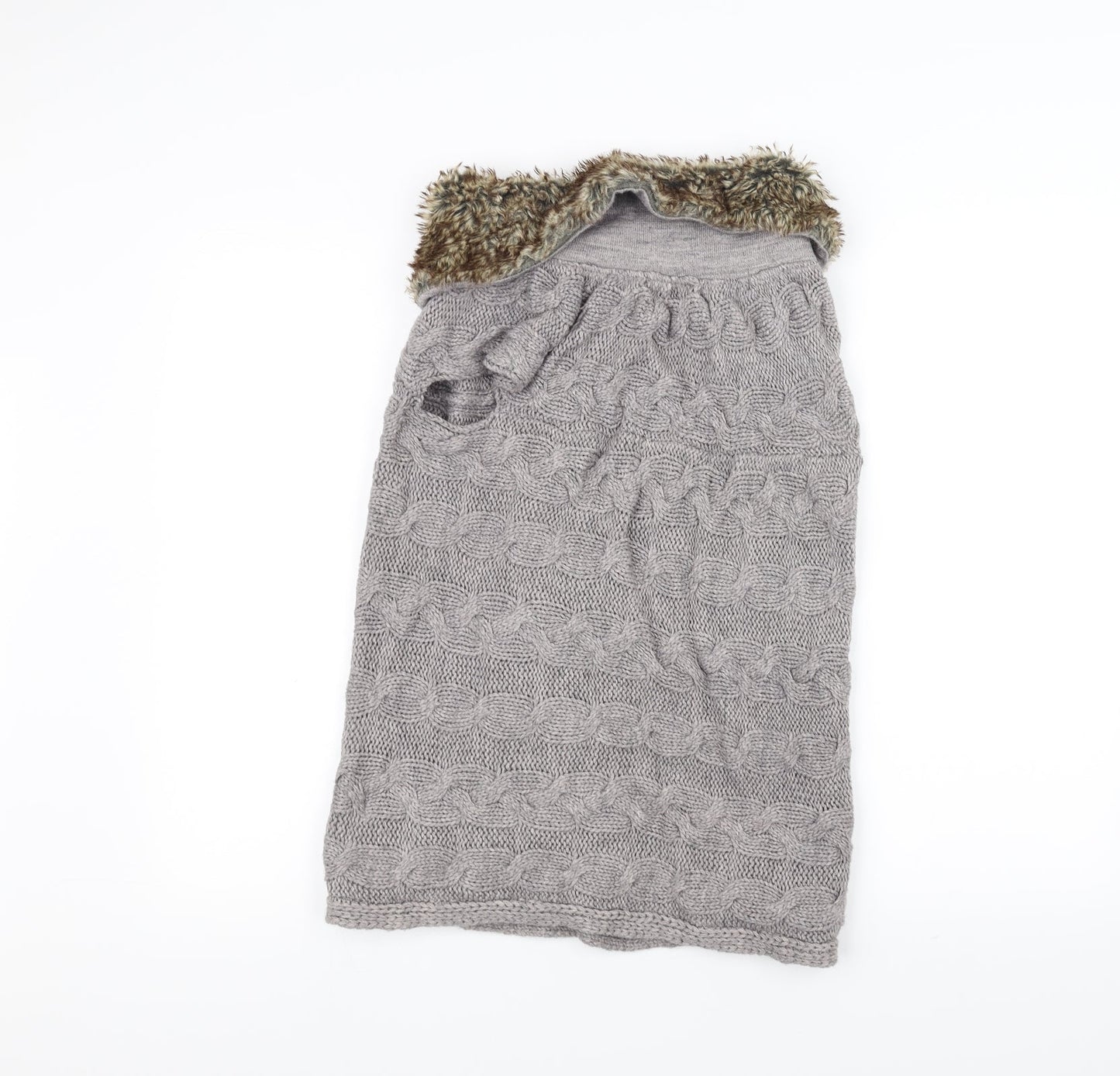 Zara Womens Grey  Knit Jacket  Size S