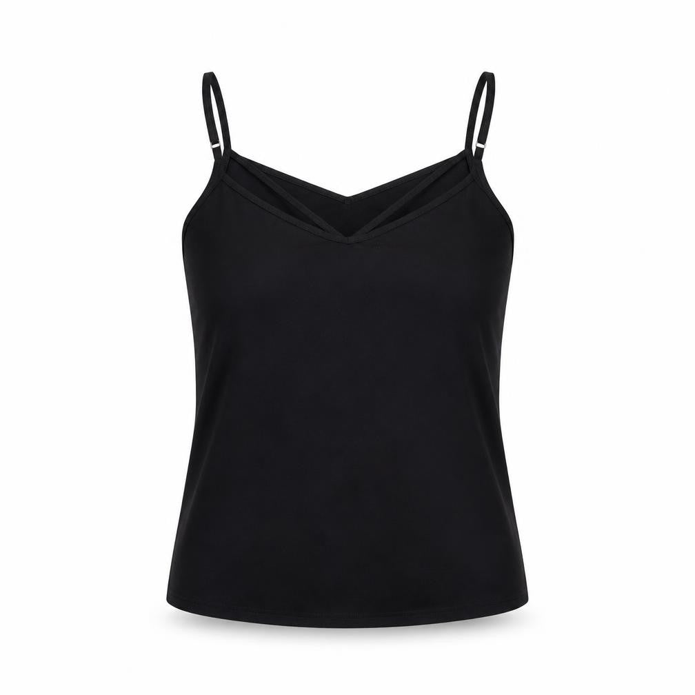 River Island Womens Black   Basic Tank Size 8