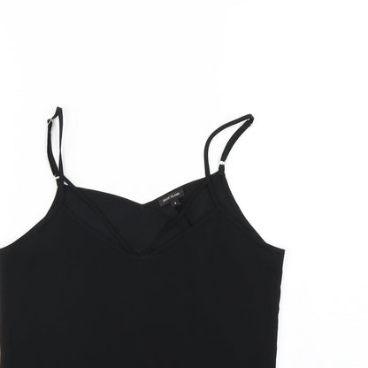River Island Womens Black   Basic Tank Size 8