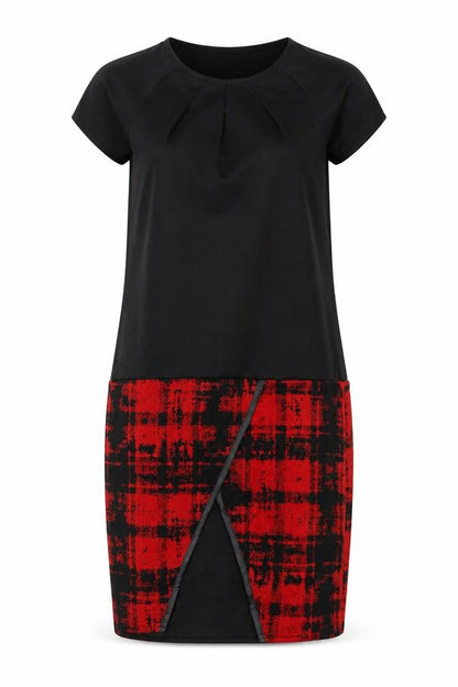 Laura Clément Womens Black Herringbone  Shift  Size 6
