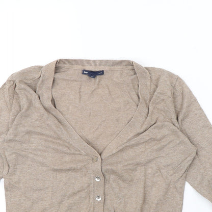 Preloved Gap Womens Brown   Cardigan Jumper Size XS - Detail