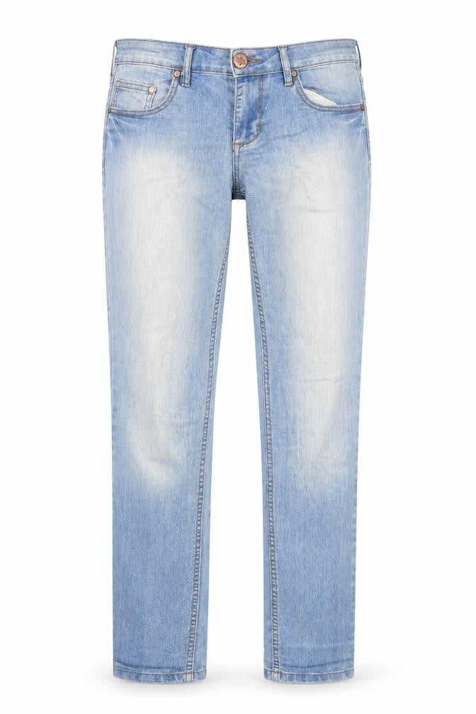 Janina Womens Blue  Denim Straight Jeans Size 38 in L31 in