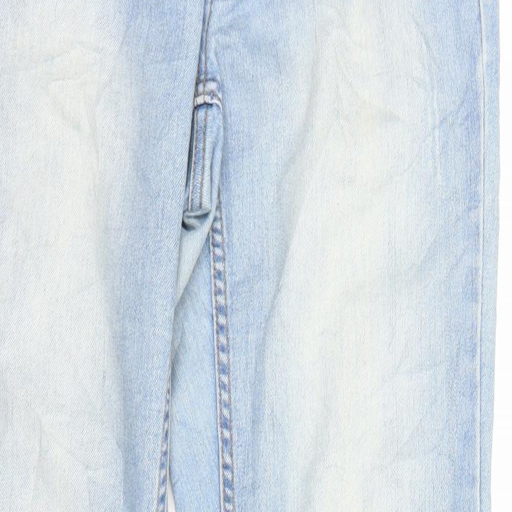 Janina Womens Blue  Denim Straight Jeans Size 38 in L31 in