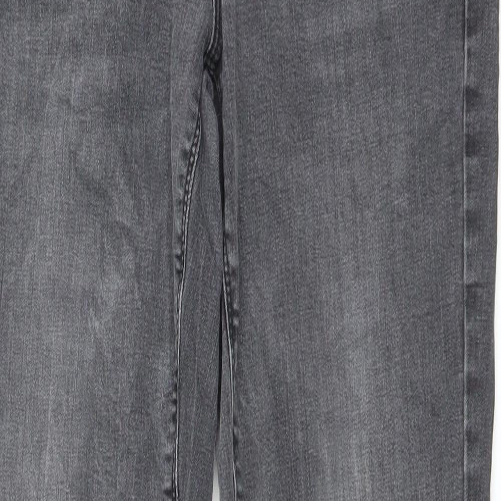 Street One Womens Grey  Denim Straight Jeans Size 29 in L30 in
