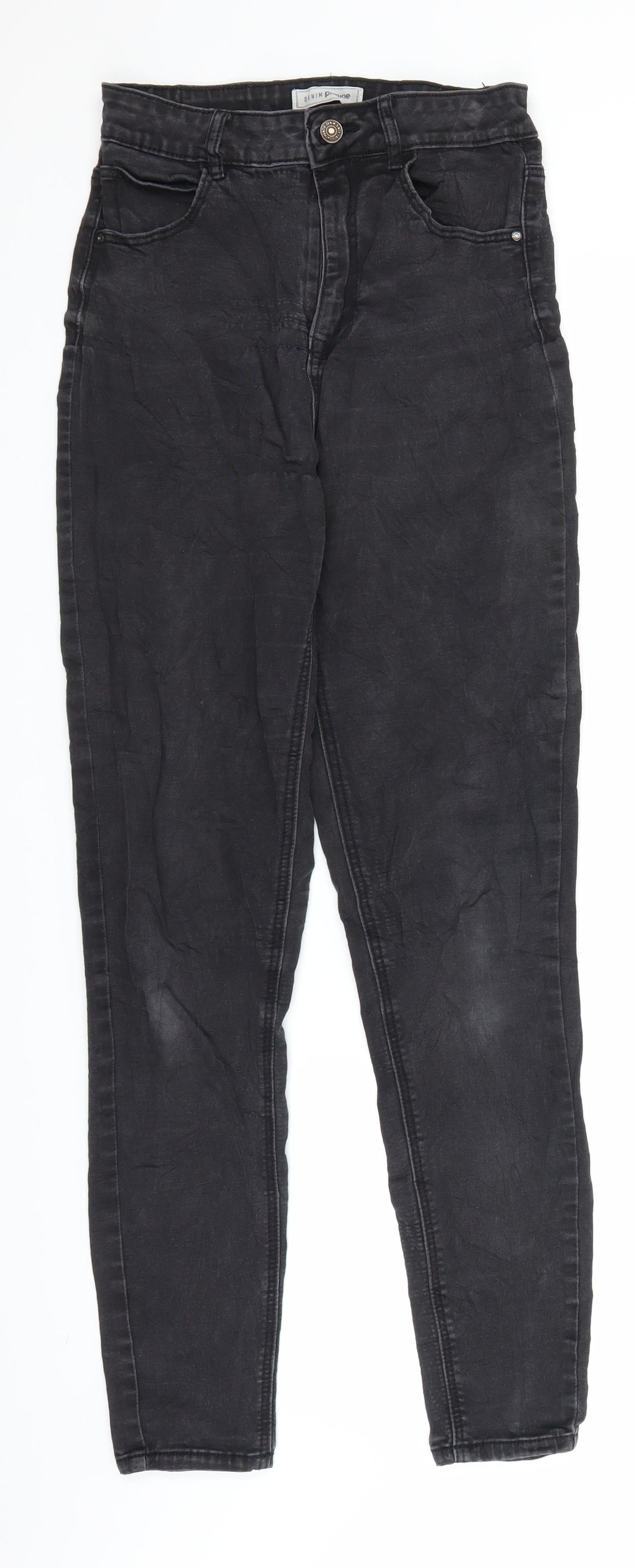 Pimkie Womens Black  Denim Skinny Jeans Size 26 in L28 in