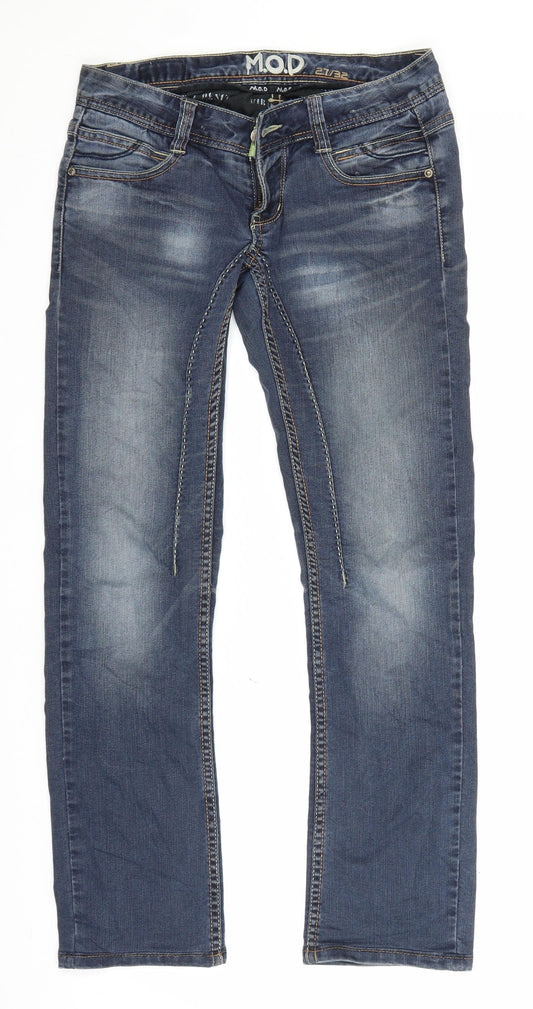 Preloved Mod Womens Blue  Denim Skinny Jeans Size 30 L28 in - Front