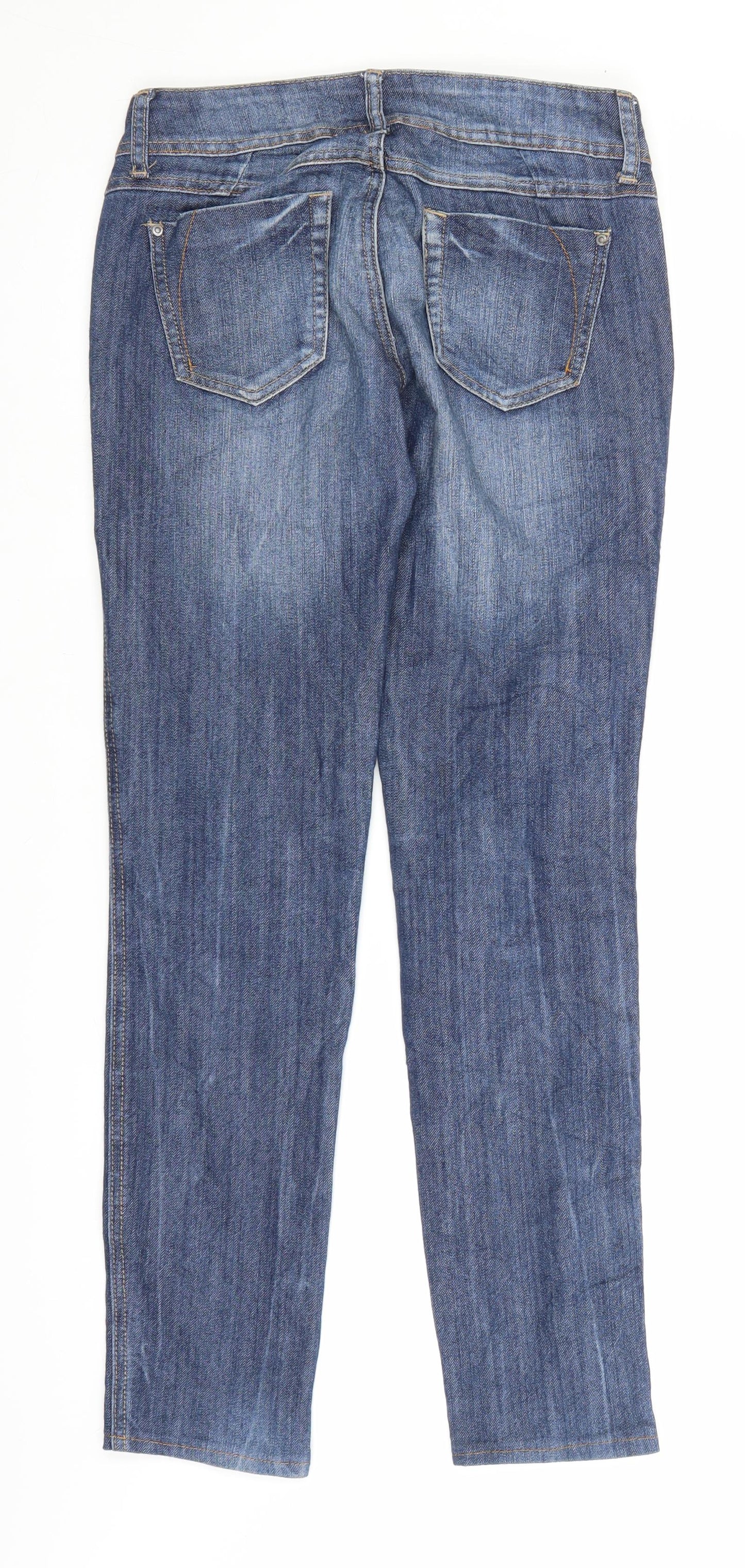 TALLY WEiJL Womens Blue  Denim Straight Jeans Size 29 in L28.5 in