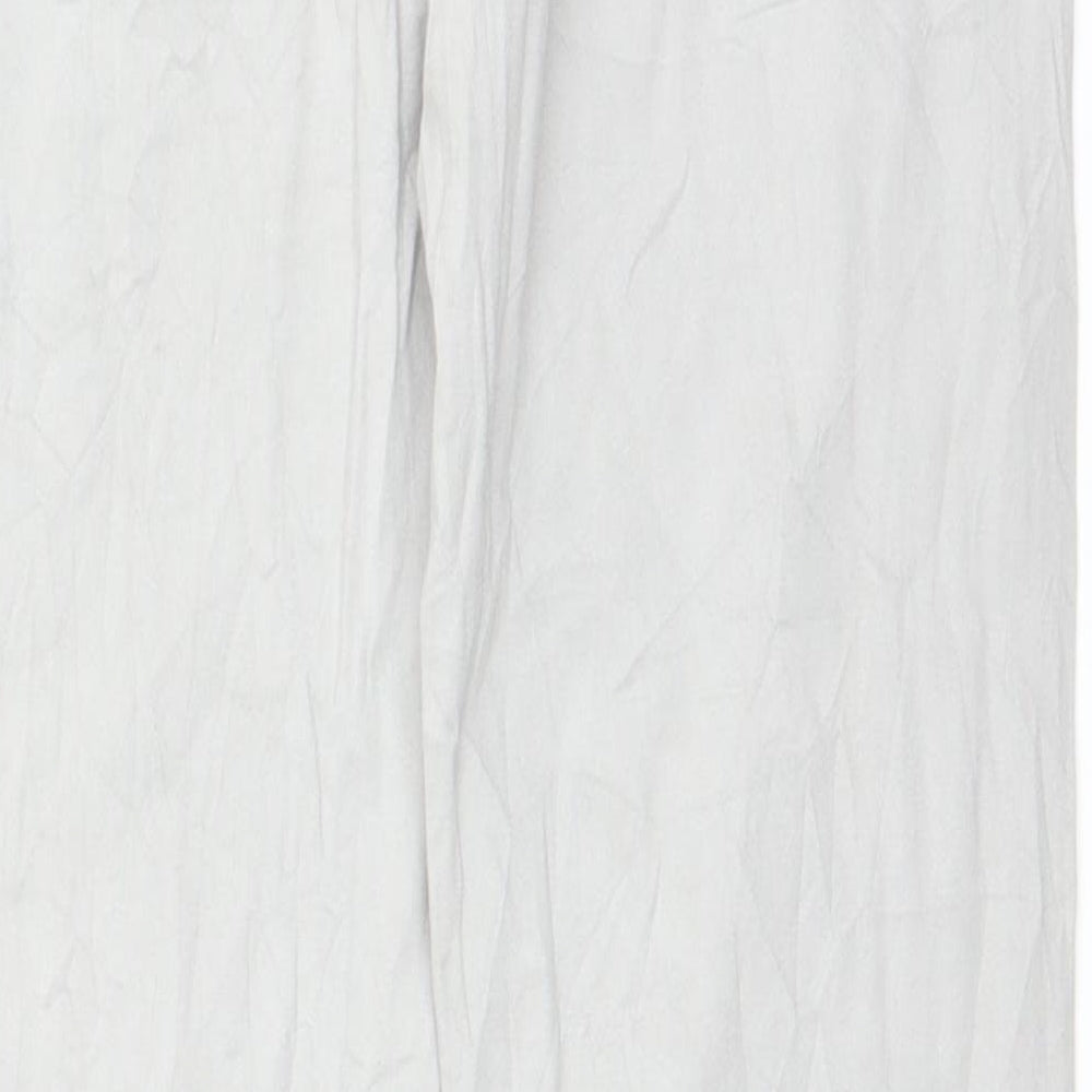 Bershka Womens Grey   Chino Trousers Size 12 L29 in