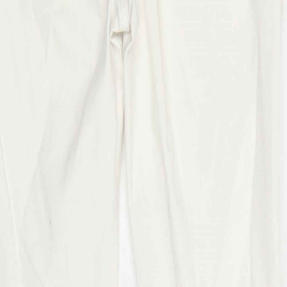 BikBok Womens White  Denim Straight Jeans Size M L26 in