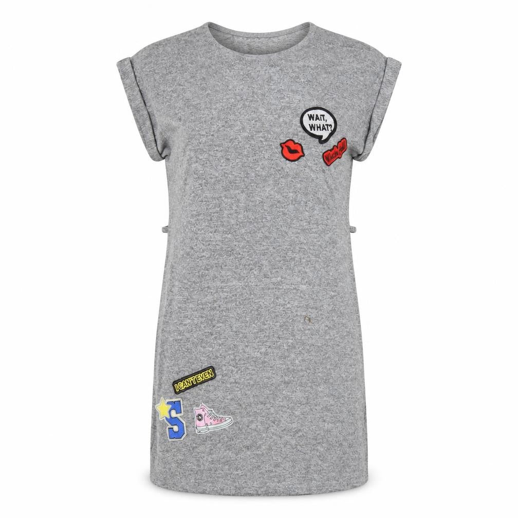 Select Womens Grey   Tunic T-Shirt Size 12