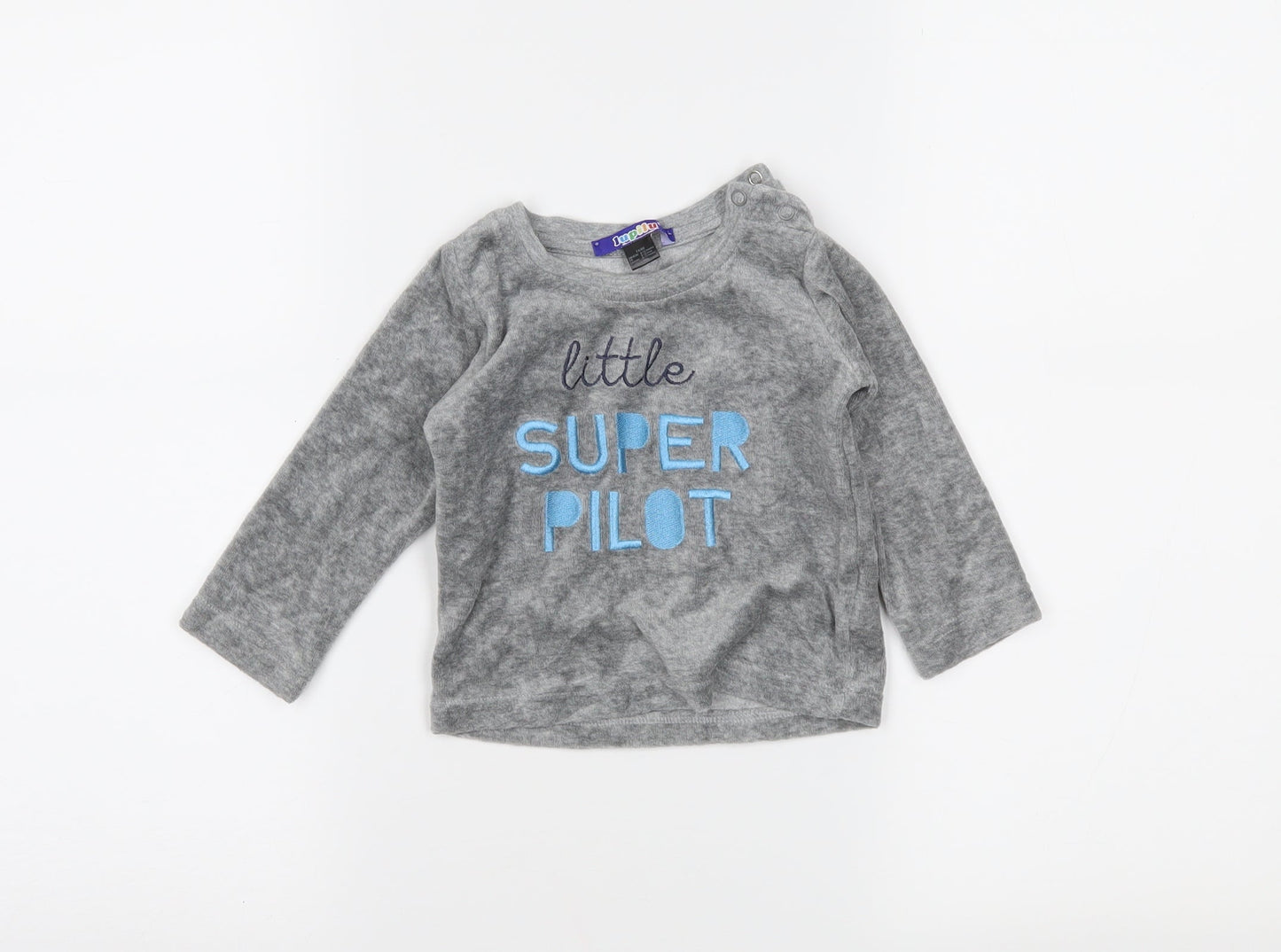 Lupilu Boys Grey   Pullover Jumper Size 6-9 Months