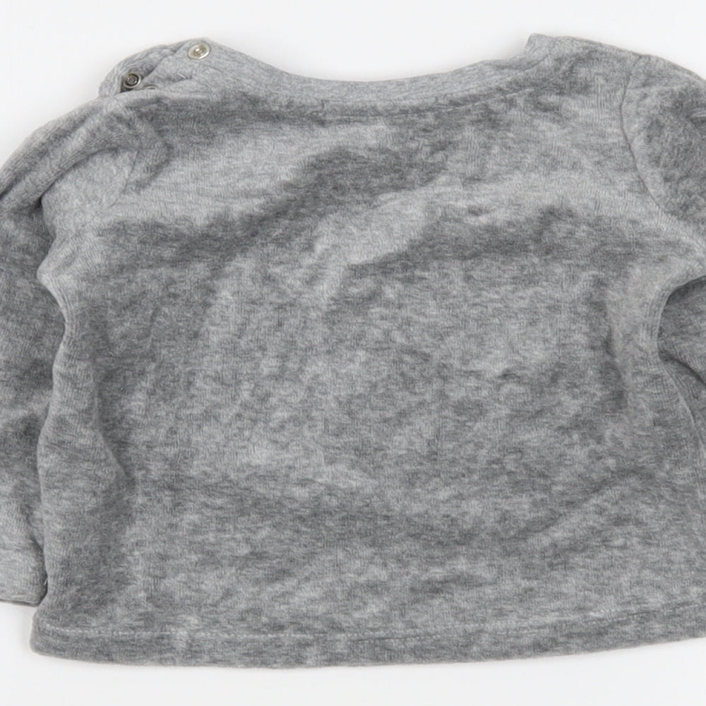 Lupilu Boys Grey   Pullover Jumper Size 6-9 Months
