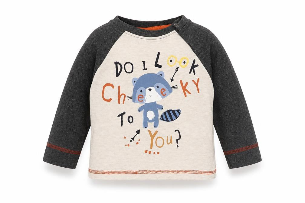 Lullaby Boys Beige   Basic T-Shirt Size 6-9 Months