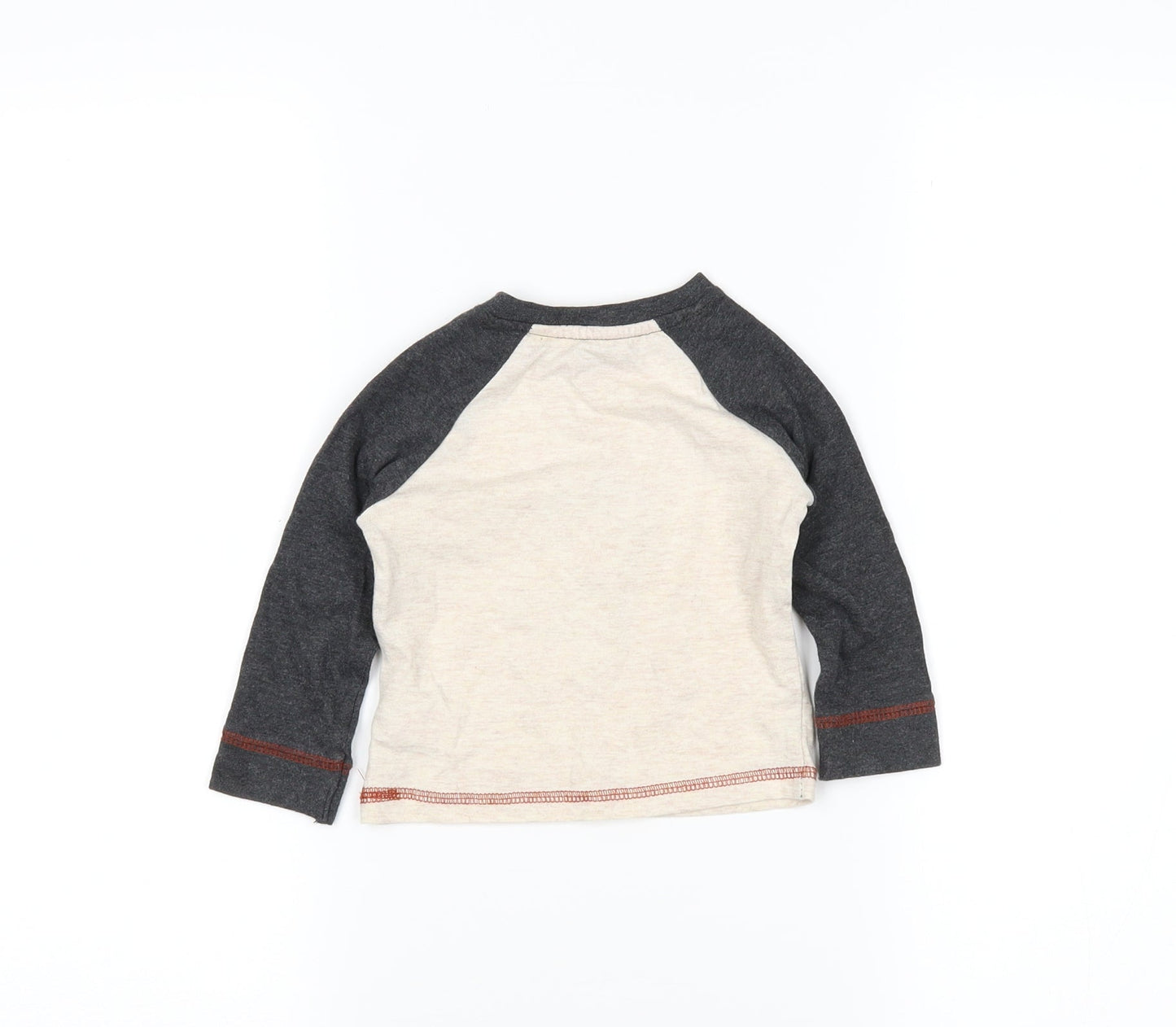 Lullaby Boys Beige   Basic T-Shirt Size 6-9 Months