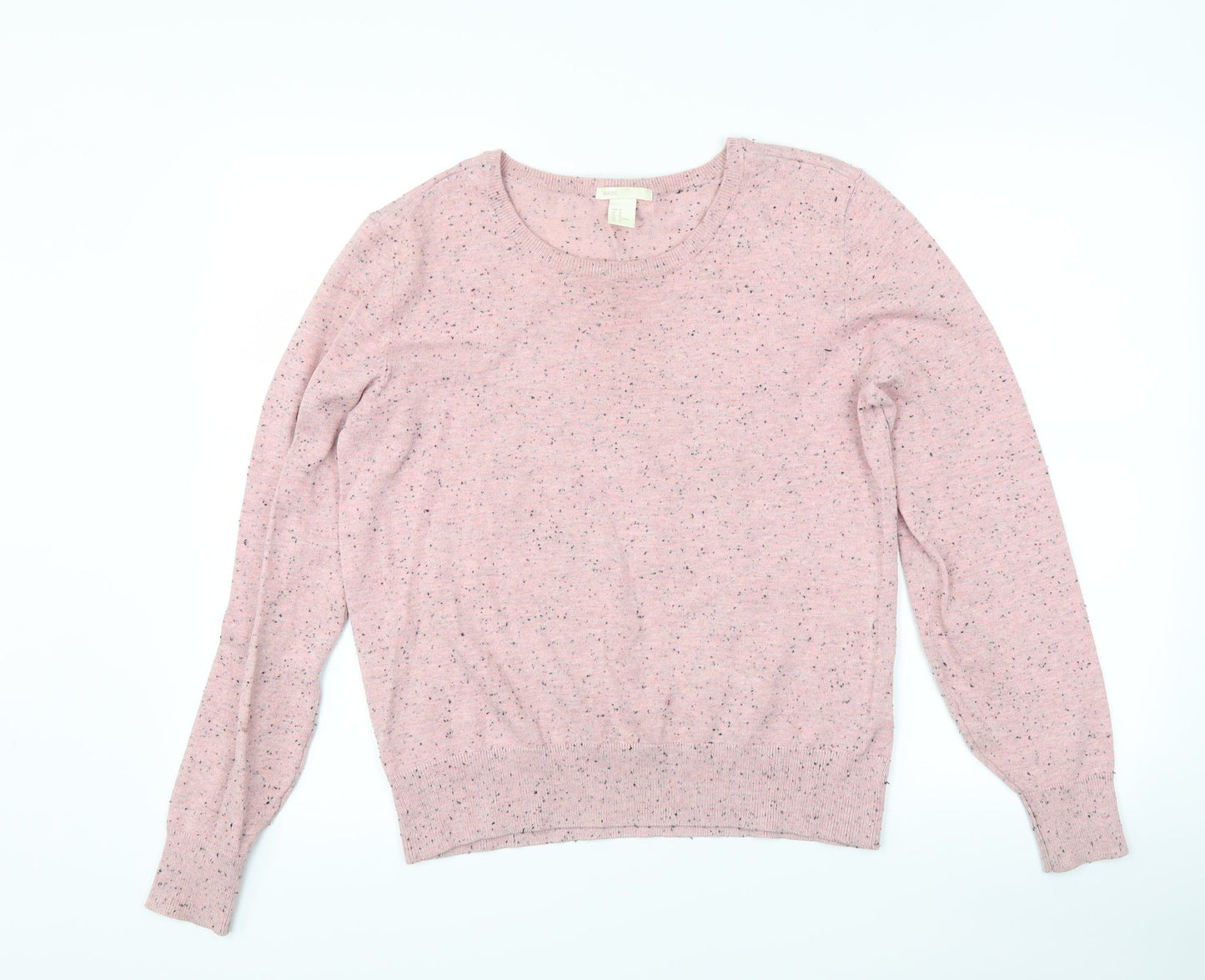 H&M Womens Pink   Pullover Jumper Size M