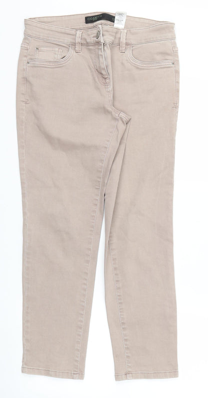 Preloved next  Mens Beige   Straight Jeans Size 16 L27 in - Front