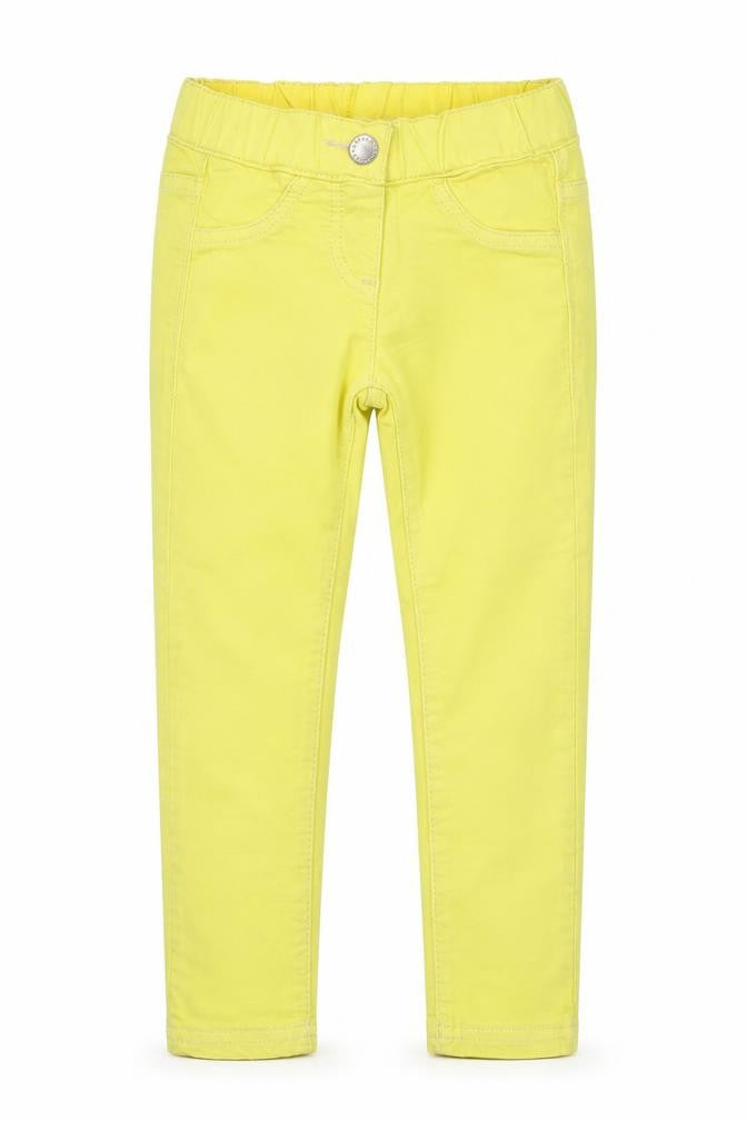preworn  Girls Yellow   Jegging Trousers Size 2XS