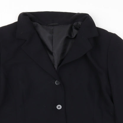 Preloved BHS Womens Black   Jacket Blazer Size 20 - Detail