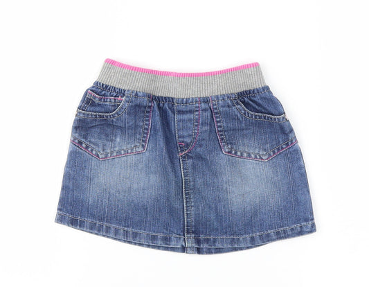 M Girls Blue   A-Line Skirt Size 2-3 Years
