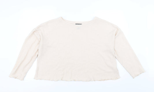 New Look Womens Pink   Pullover Jumper Size L