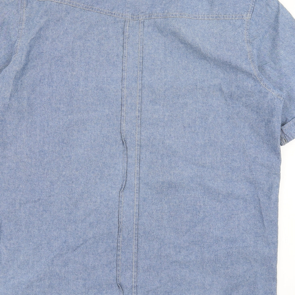 STONE BAY Mens Blue    Button-Up Size M