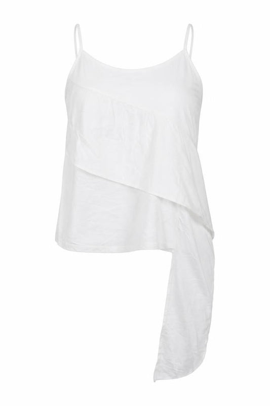 Topshop Womens White   Camisole T-Shirt Size 8