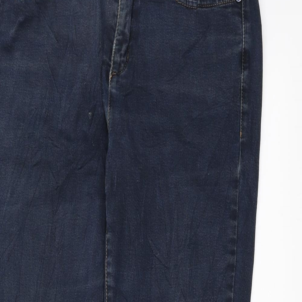 Cambio Womens Blue  Denim Skinny Jeans Size 12 L29 in