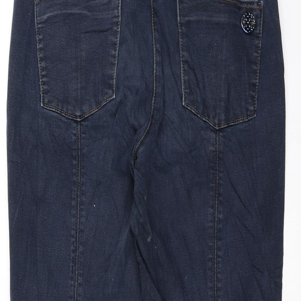 OKAY Womens Blue  Denim Skinny Jeans Size 6 L32 in