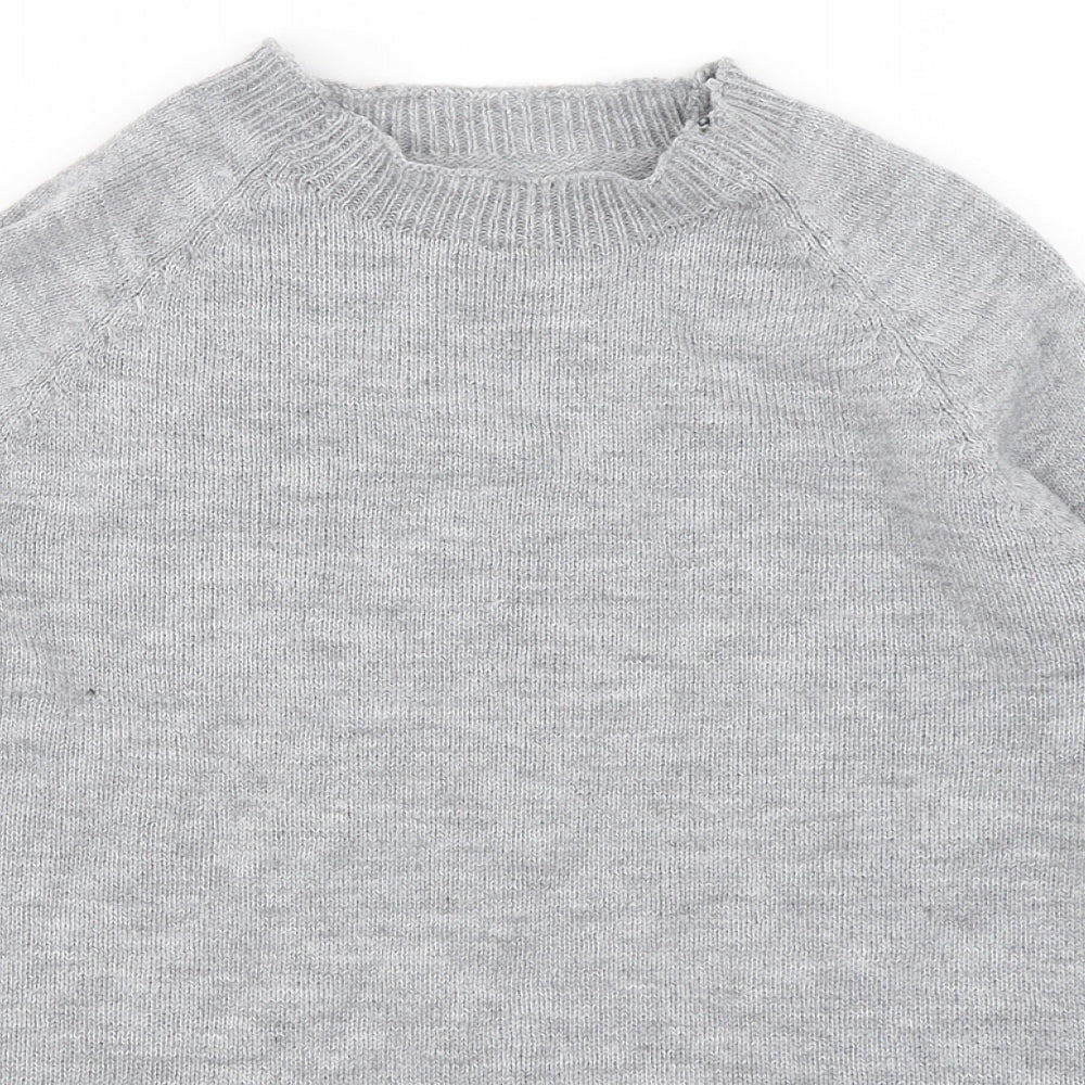 Preworn Womens Grey  Knit Pullover Jumper Size XL