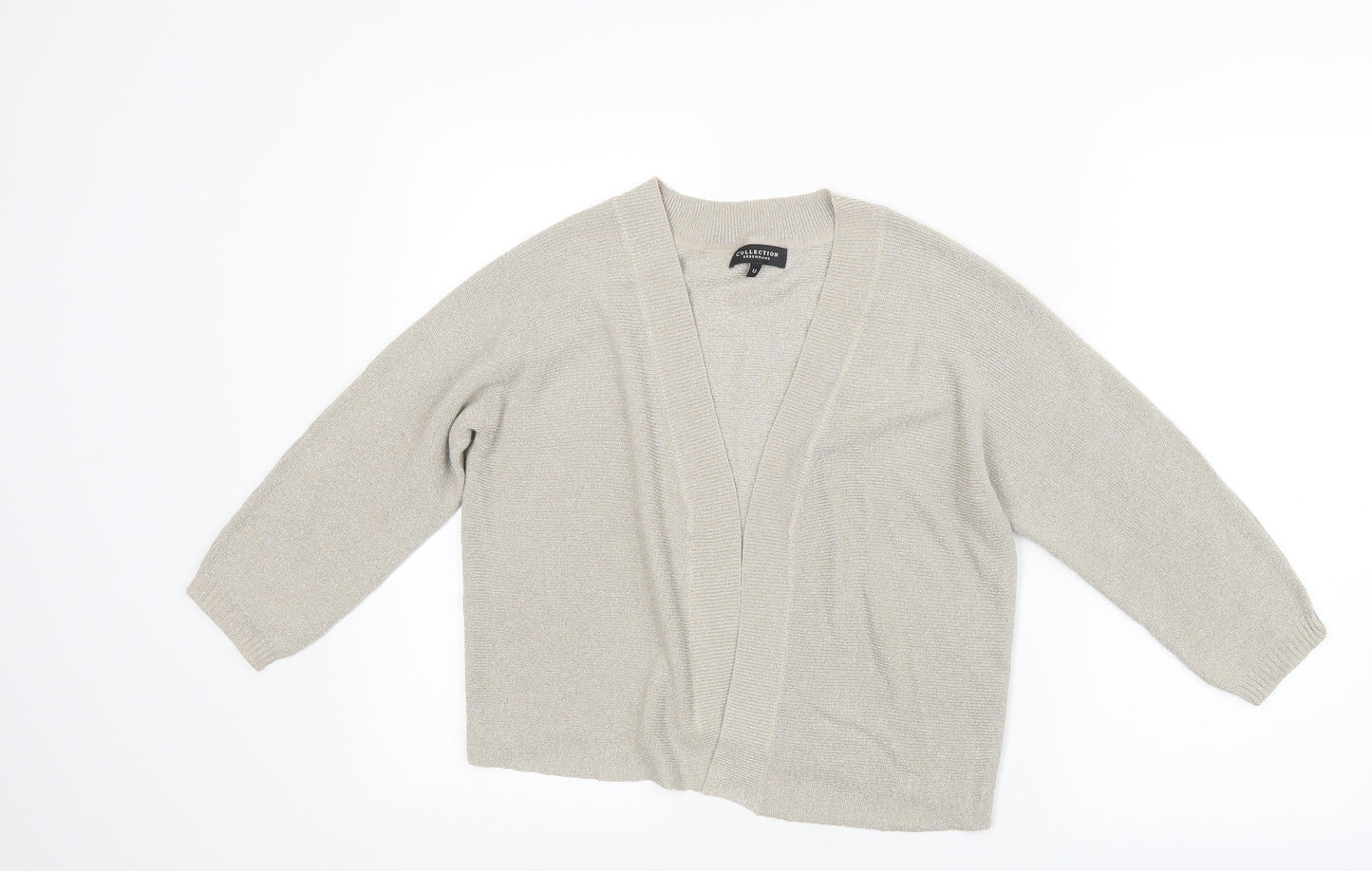 Debenhams Womens Beige  Knit Cardigan Jumper Size 12