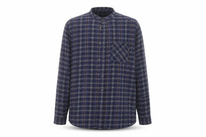 D/STRUCT Mens Blue Check   Button-Up Size M