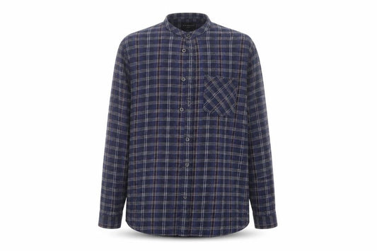 D/STRUCT Mens Blue Check   Button-Up Size M