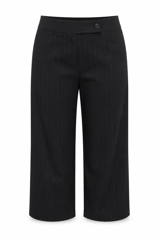 Atmosphere Womens Black Striped  Trousers  Size 20 L30 in