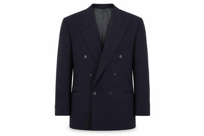 hugo james Mens Blue Striped  Jacket Suit Jacket Size 44