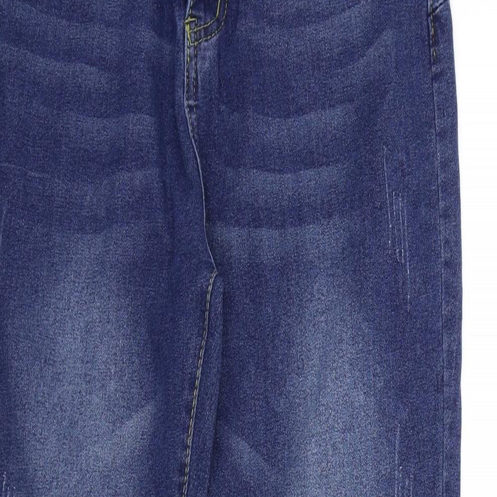 Preworn Womens Blue   Skinny Jeans Size M L28 in - Pockets