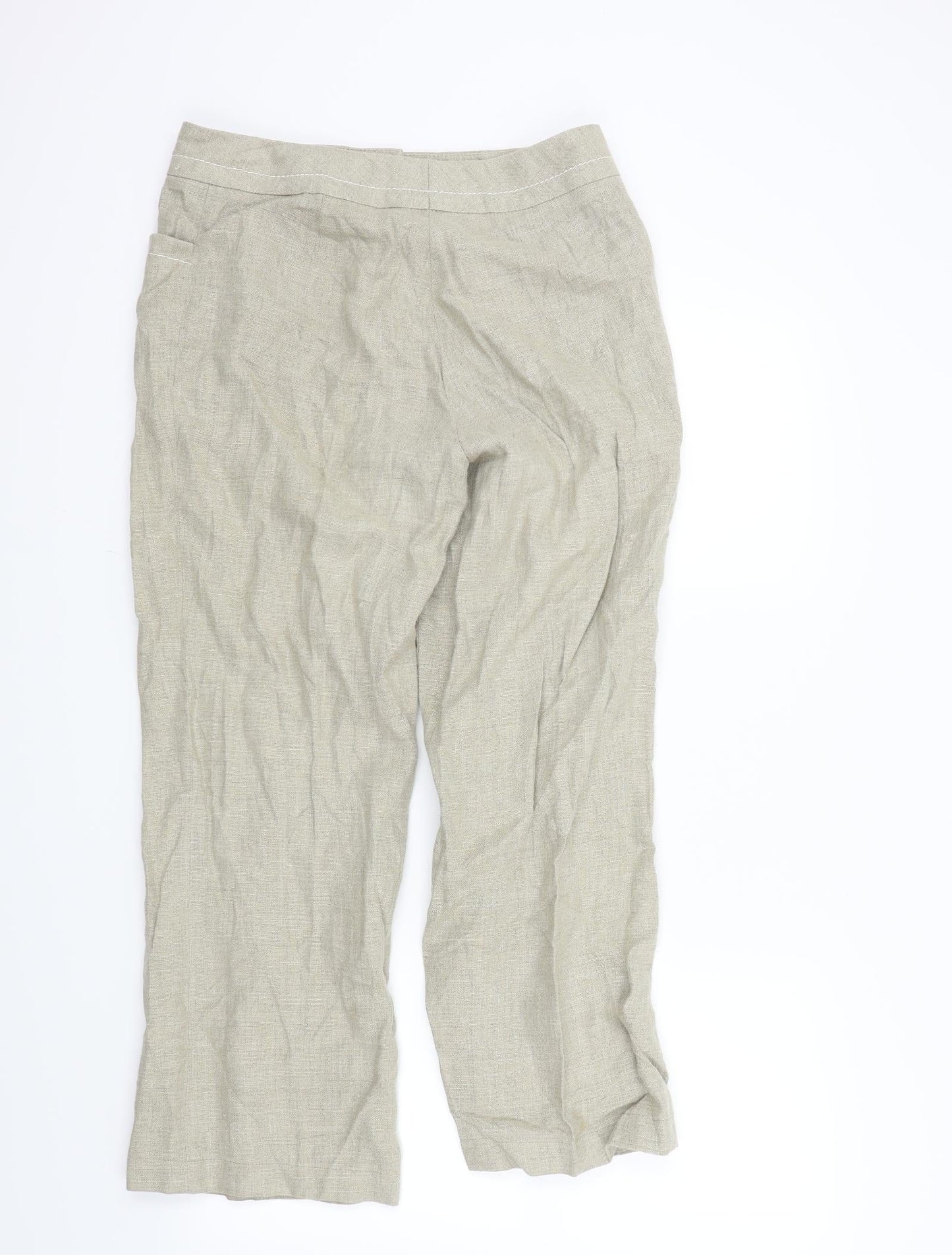 Preworn Womens Beige   Trousers  Size 32 L26 in - Pockets