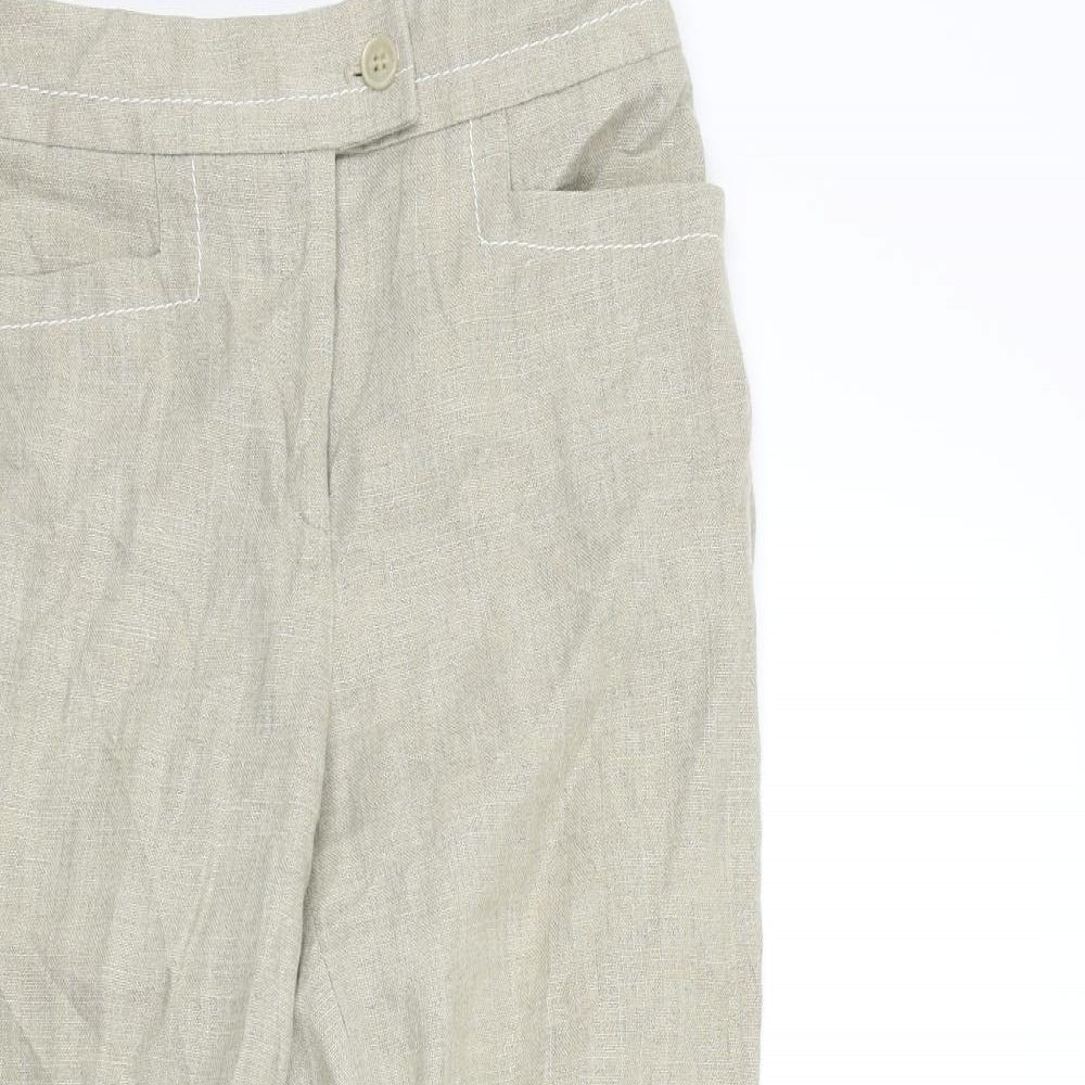 Preworn Womens Beige   Trousers  Size 32 L26 in - Pockets