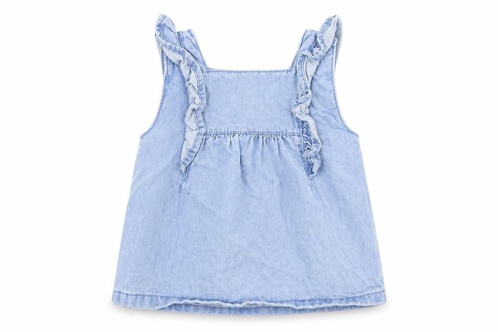 TU Girls Blue   Basic Casual Size 0-3 Months  - Ruffle Detail
