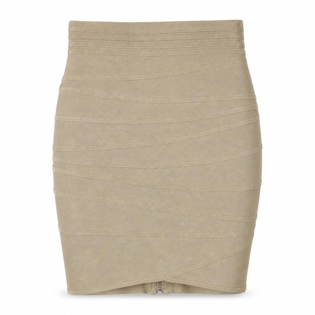Missguided Womens Gold   Mini Skirt Size 6