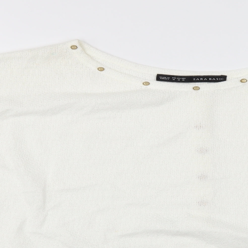 Zara Womens White   Basic Blouse Size M