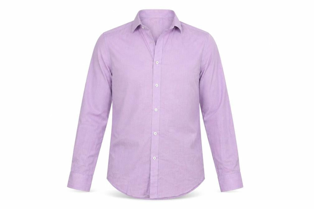 F&F Mens Purple    Button-Up Size 14.5