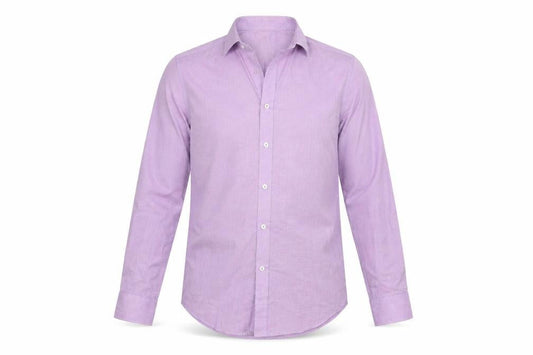 F&F Mens Purple    Button-Up Size 14.5
