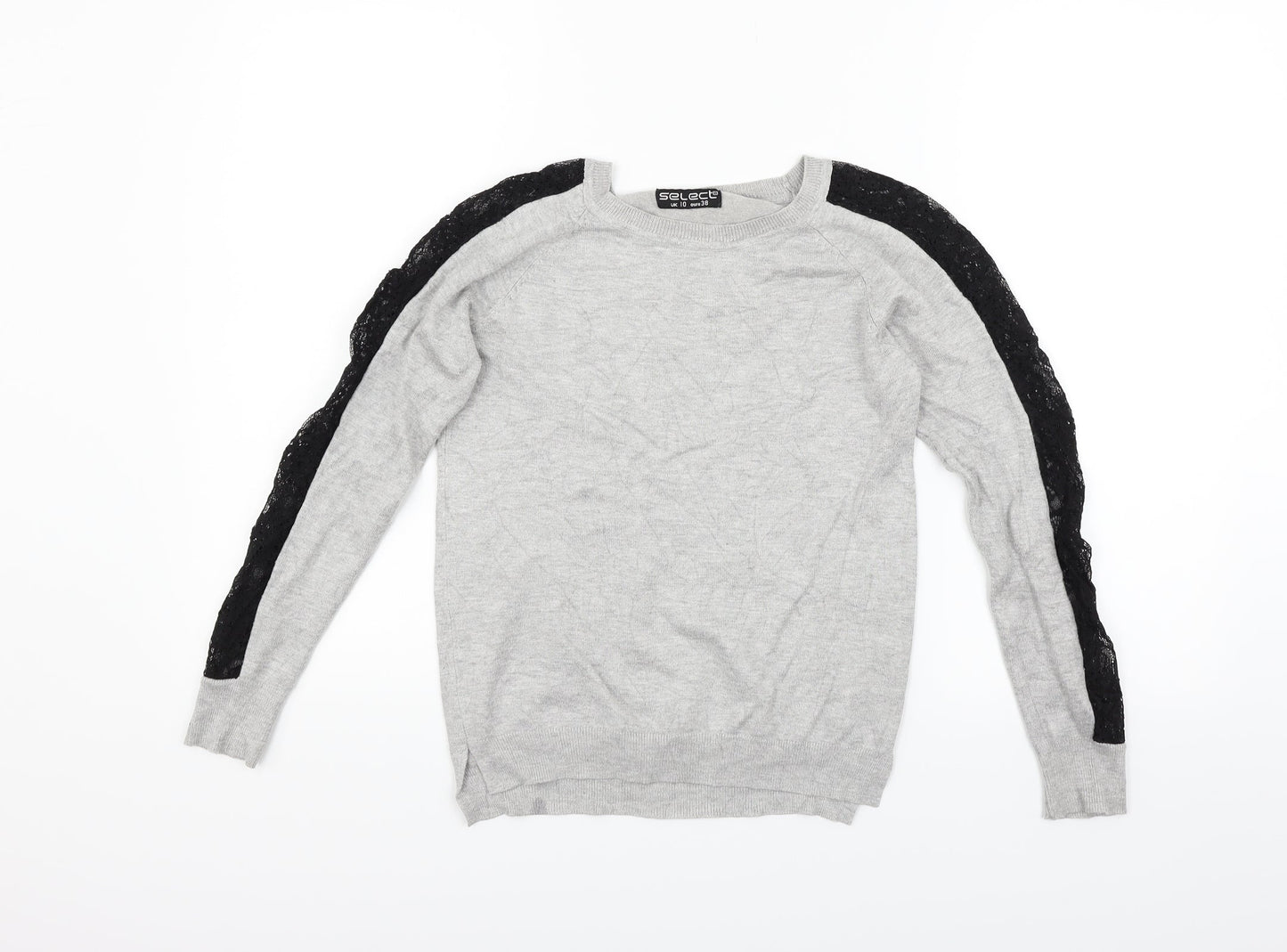 Select Womens Grey   Pullover Jumper Size 10