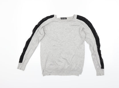 Select Womens Grey   Pullover Jumper Size 10