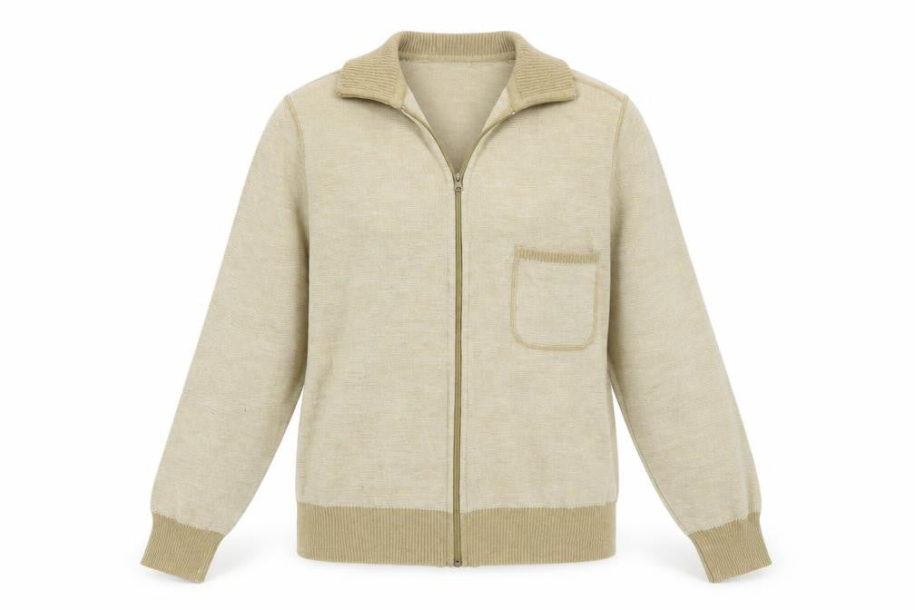 breidhof Womens Beige   Full Zip Jumper Size M