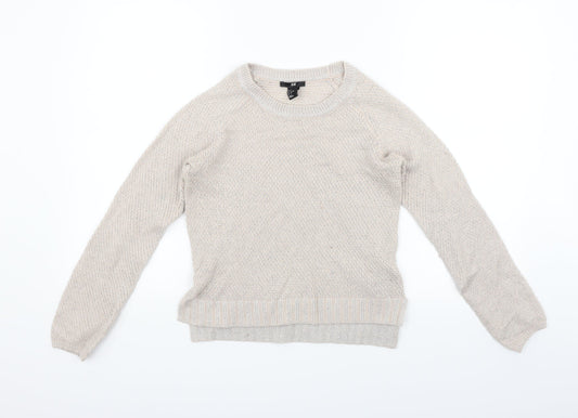 H&M Womens Pink   Pullover Jumper Size S
