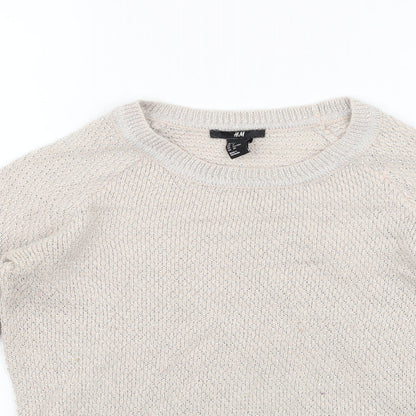 H&M Womens Pink   Pullover Jumper Size S