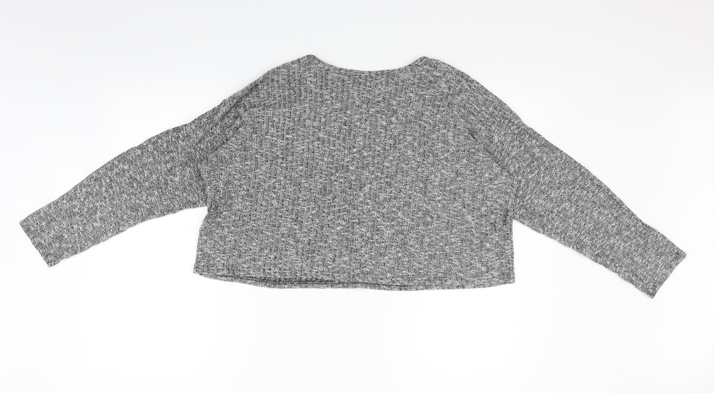 Topshop Womens Grey   Pullover Jumper Size 8