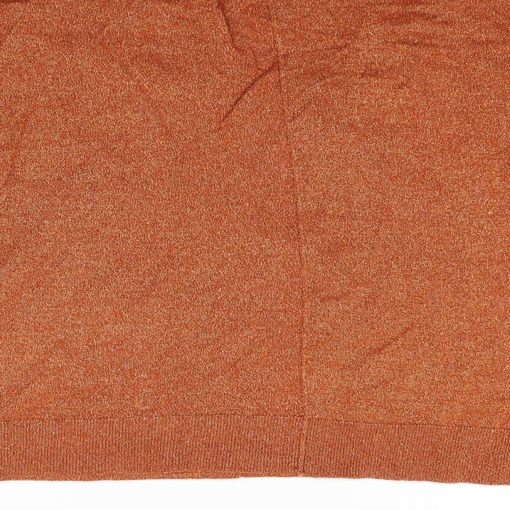 F&F Womens Orange   Pullover Jumper Size 12